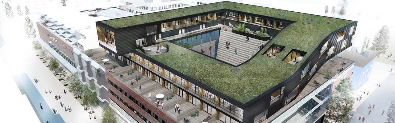 Spårvagnsspår i Lund
